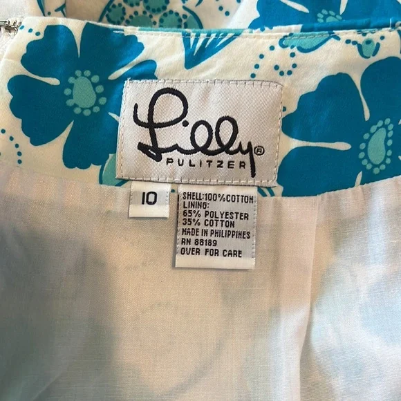 EUC Lilly Pulitzer White Label Skirt - Picture 4 of 5